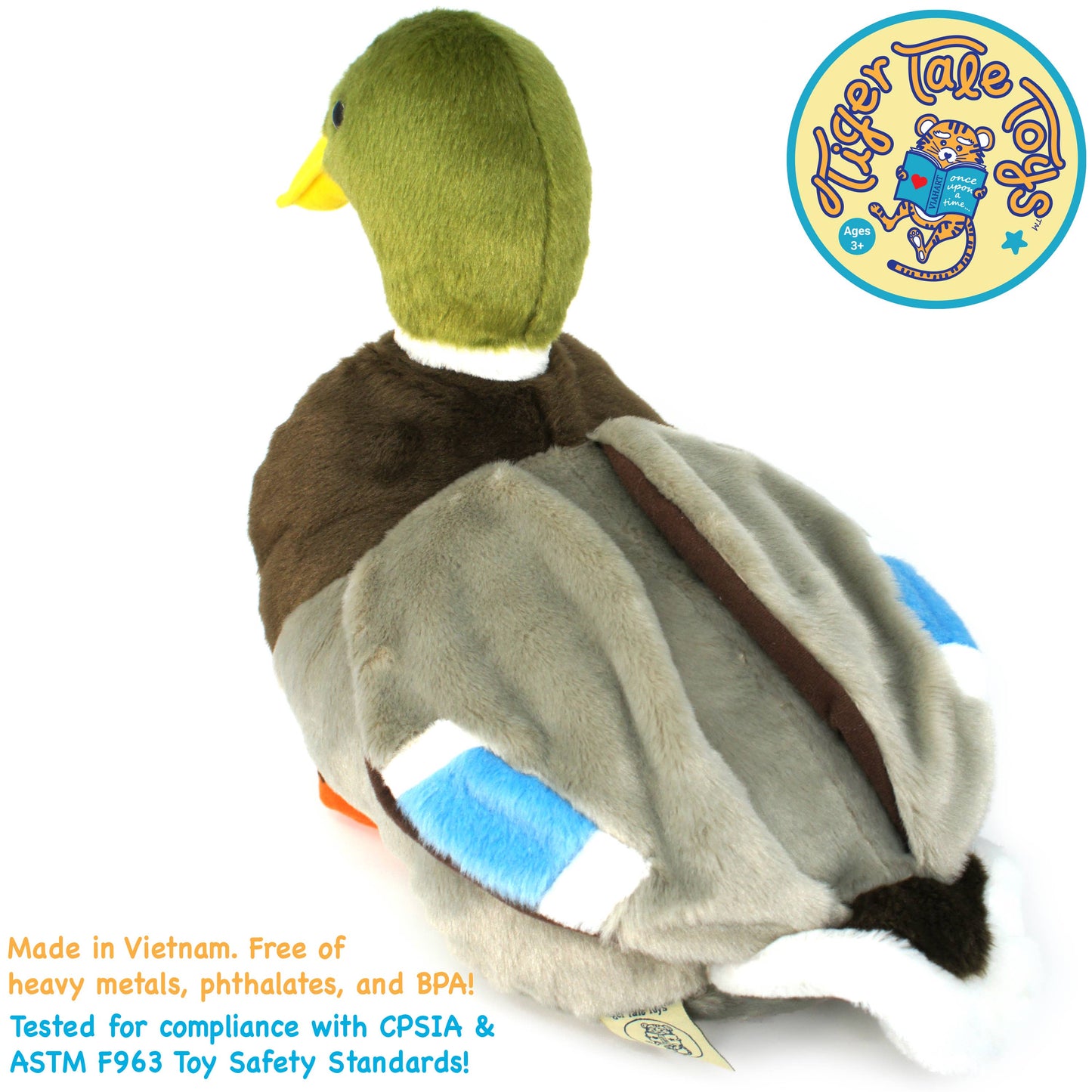 VIAHART Toy Co. - Dakota The Duck | 13 Inch Stuffed Animal Plush