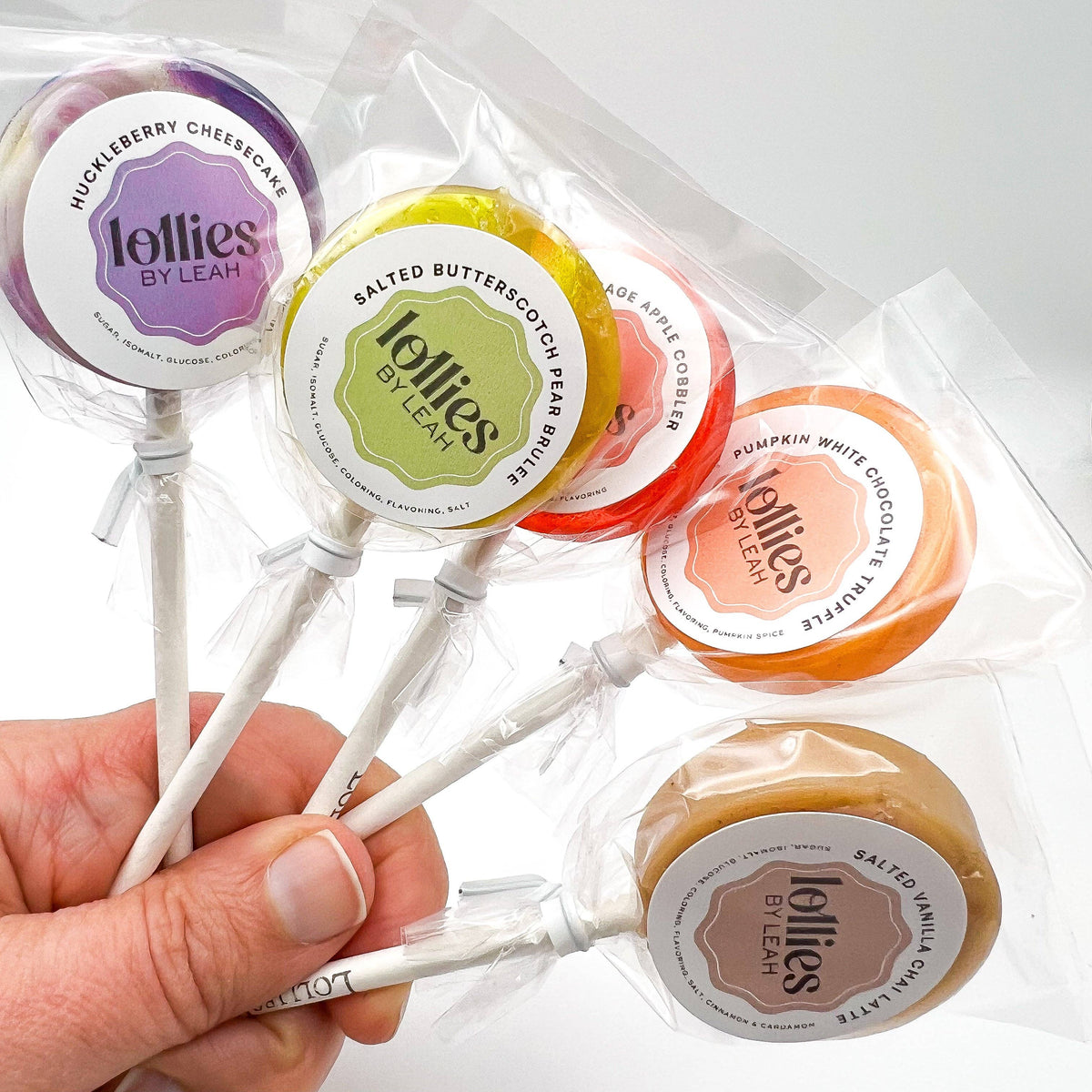 Lollies By Leah - Salted Chai Vanilla Latte Lollipop