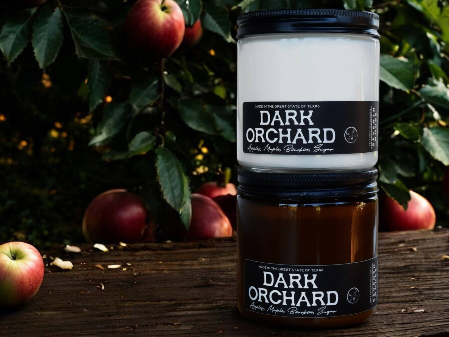 Seventh House Candle - DARK ORCHARD - Apple & Maple Bourbon Candle