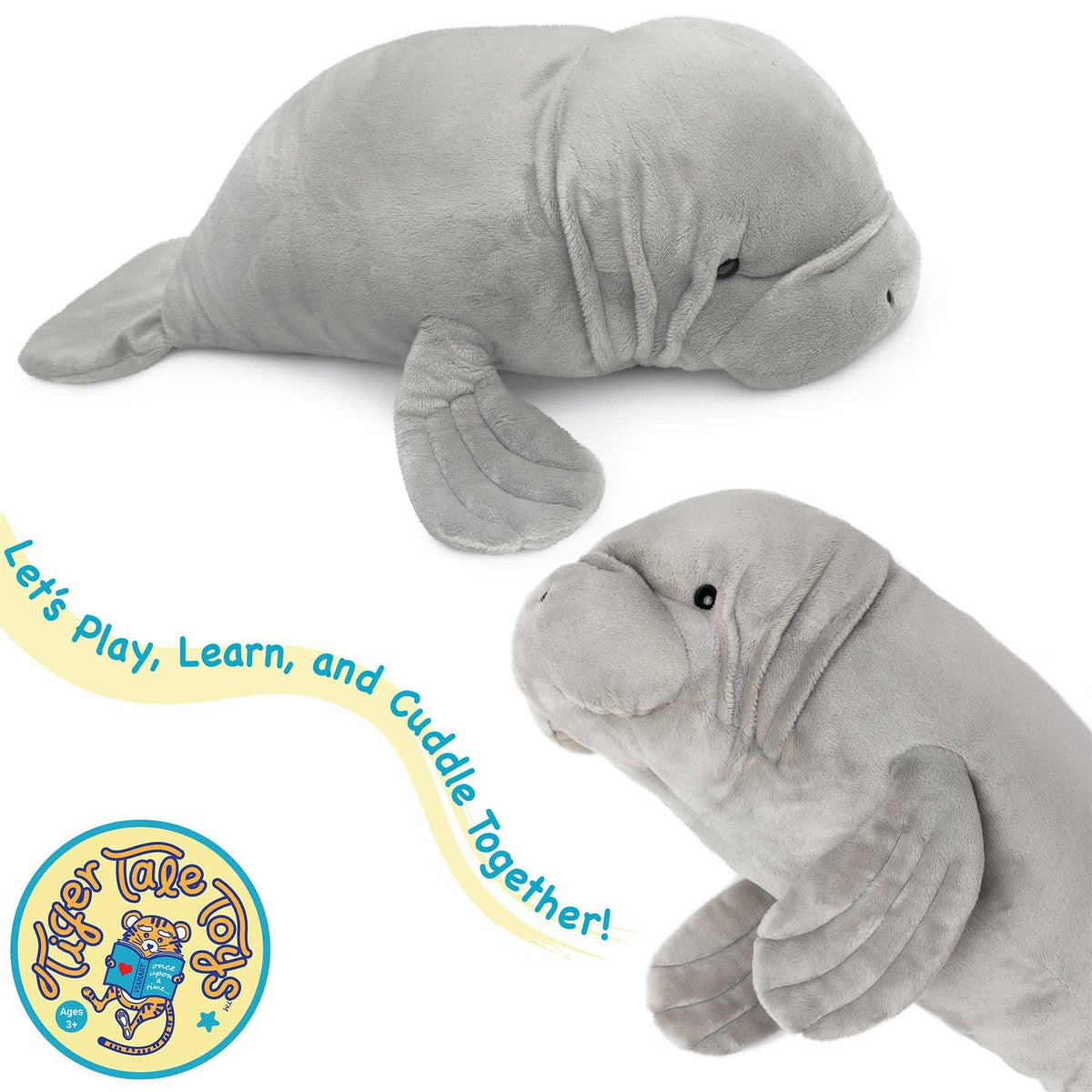 VIAHART Toy Co. - Morgan The Manatee | 21 Inch Stuffed Animal Plush | By TigerHart Toys