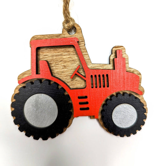 The Little Ornament Shop - Tractor Christmas Ornament