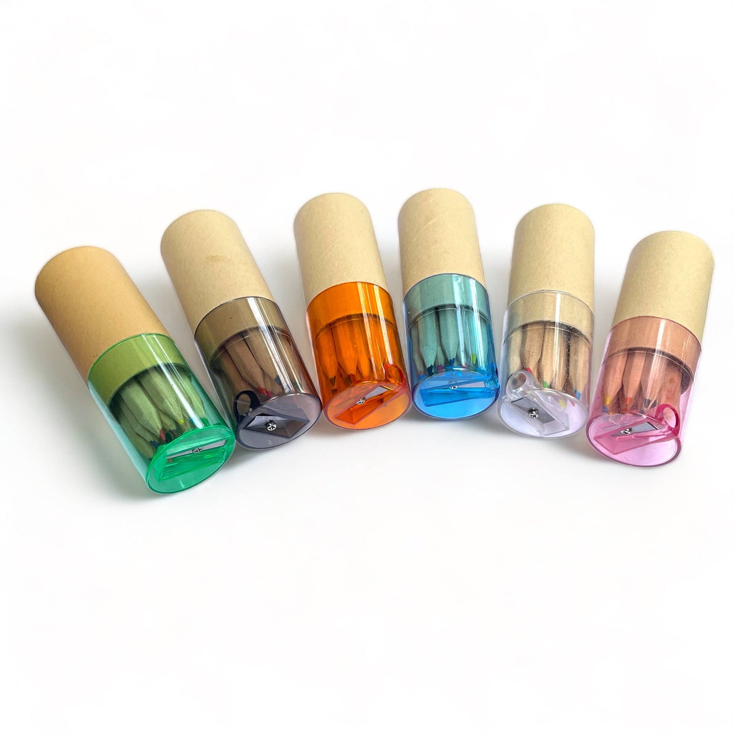 A Brighter Year - Mini Travel Colored Pencils with Built In Sharpener: Variety Pack