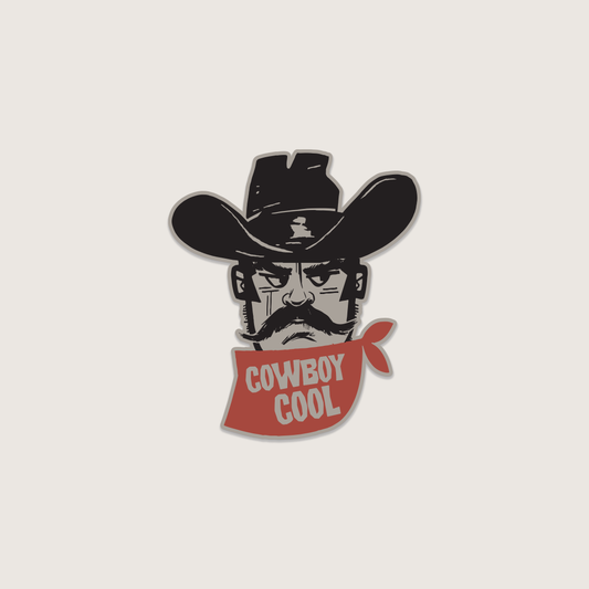 Cowboy Cool - Bandit Sticker: Multi