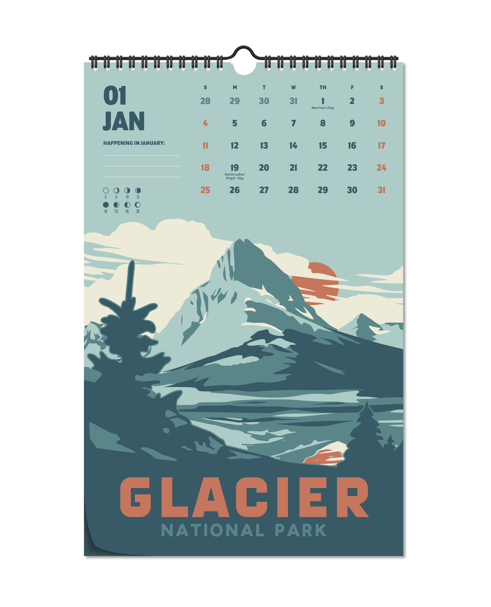 The Landmark Project - 2026 National Parks Calendar