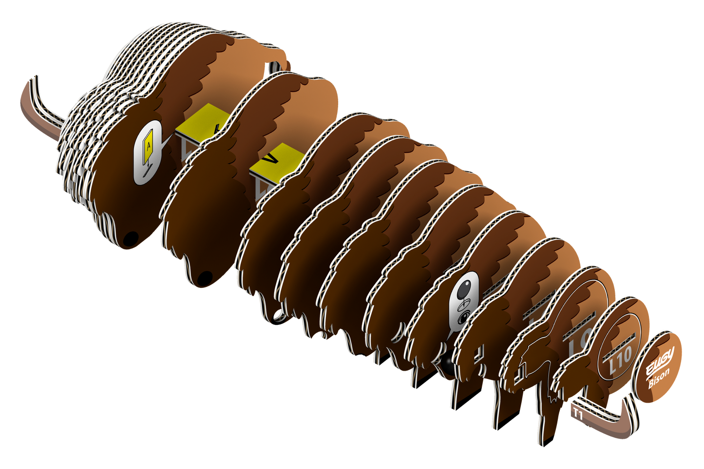 Safari Ltd. - EUGY Bison 3D Puzzle