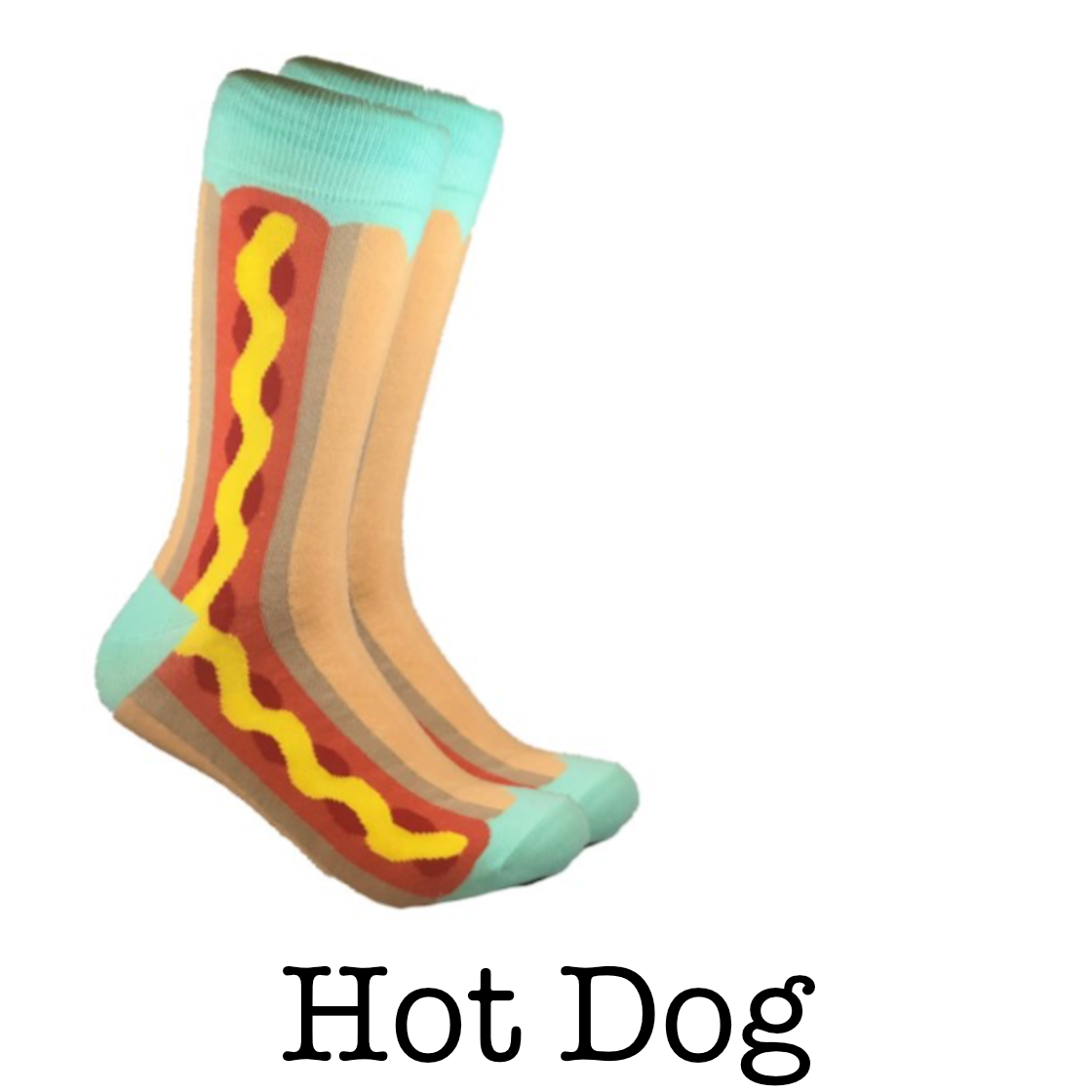 Threaded Pear - CRAZY sockS Hot Dog