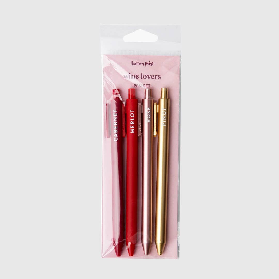 Brittany Paige - Wine Lovers Jotter Pen Set