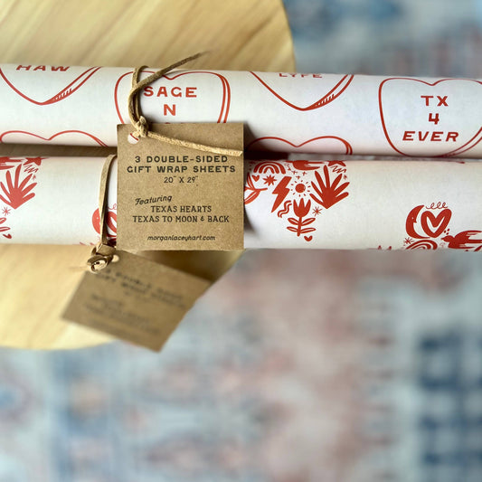Morgan Lacey Hart - Texas Gift Wrap, Double-Sided