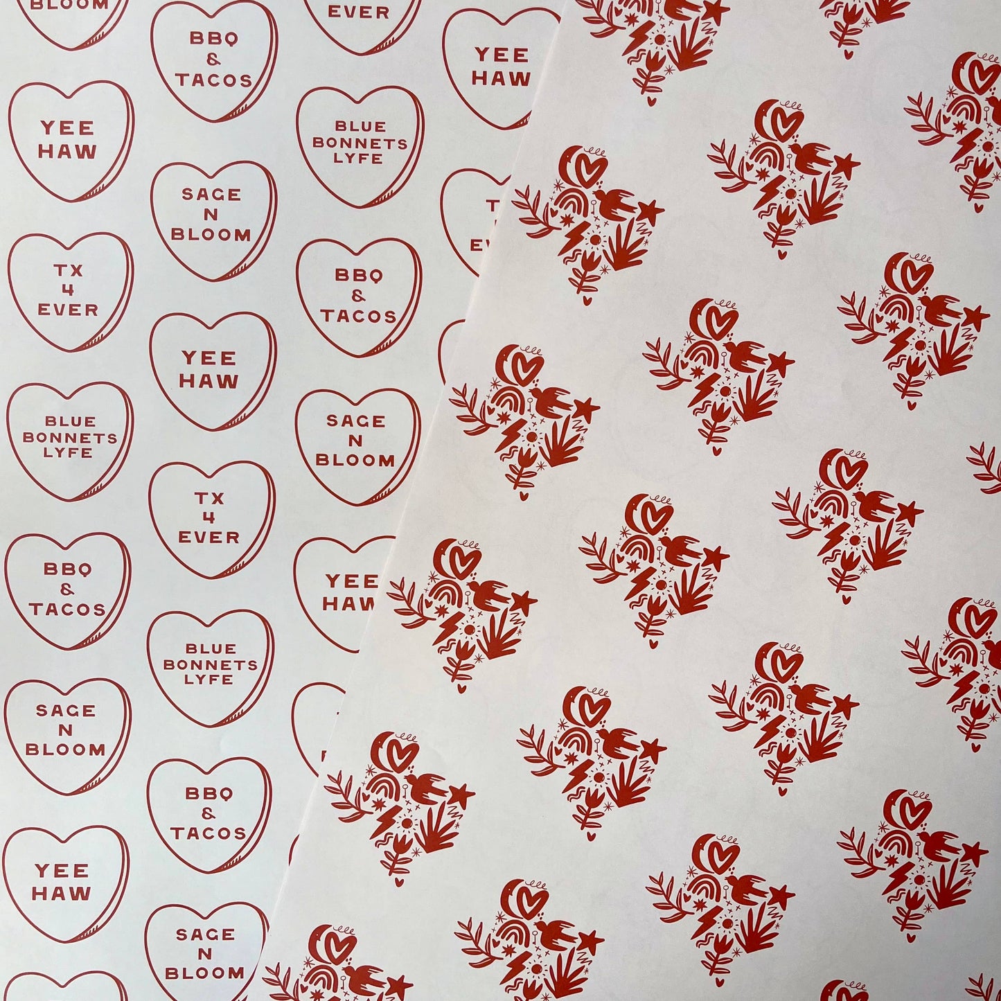 Morgan Lacey Hart - Texas Gift Wrap, Double-Sided