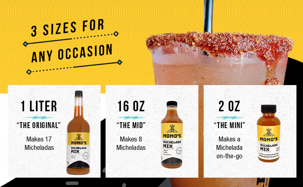 Momo's Michelada Mix - Momo's Michelada Mix -2 ounce - single servings - samples