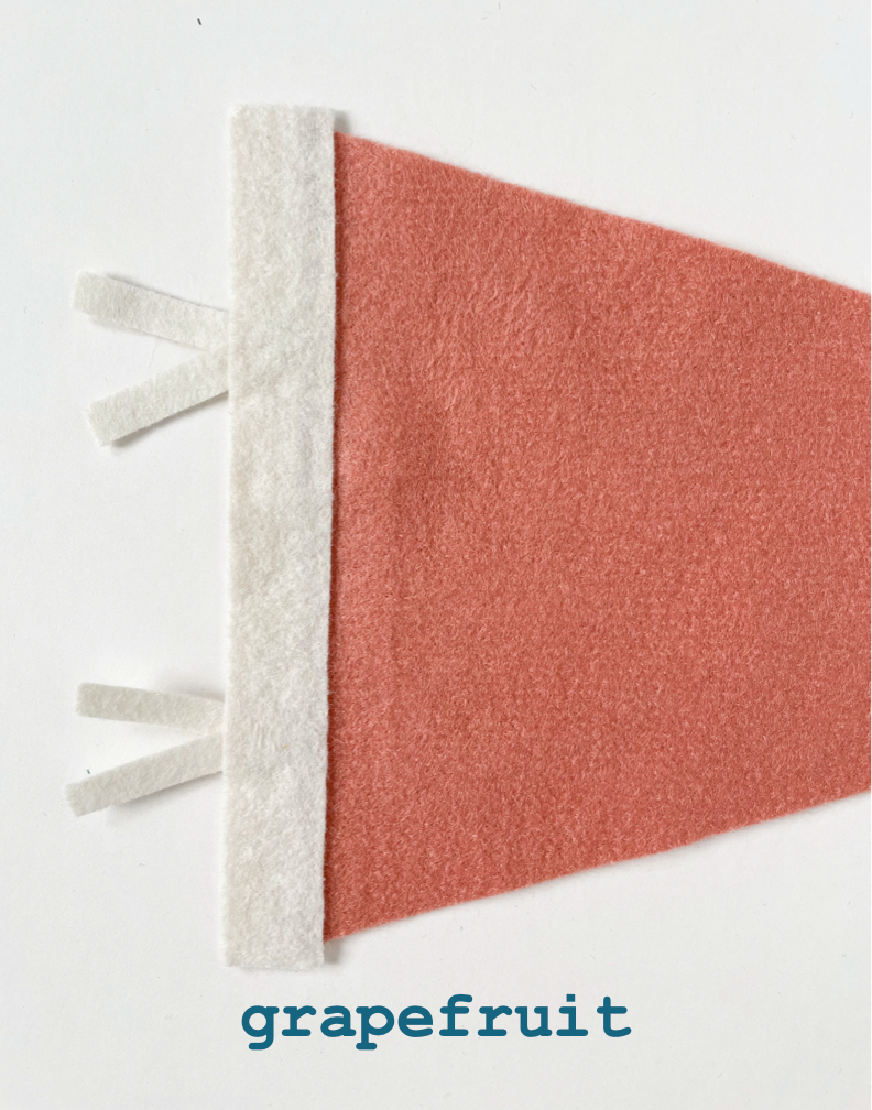 Goldthwaite pennant - Grapefruit