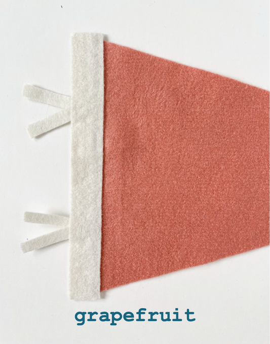 Goldthwaite pennant - Grapefruit