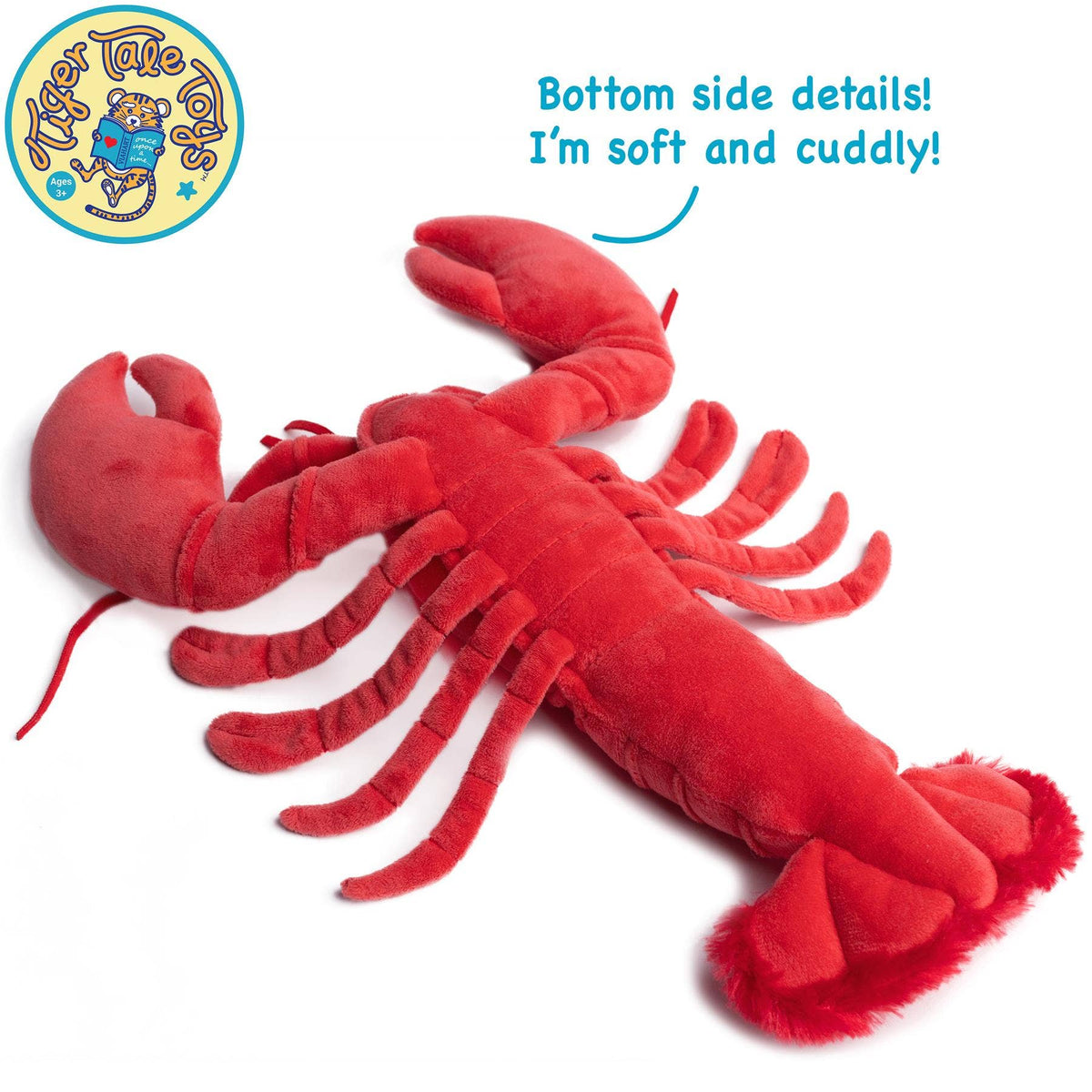 VIAHART Toy Co. - Lenora The Lobster | 13 Inch Stuffed Animal Plush | By TigerHart Toys