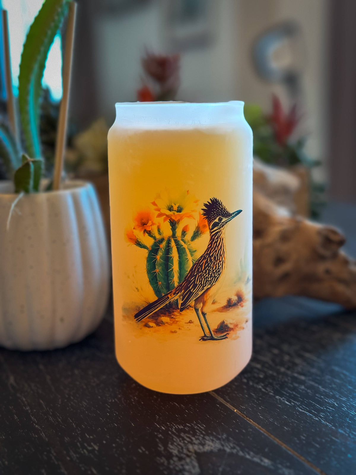 Wilde Nomad - ROADRUNNER & CACTUS CAN GLASS