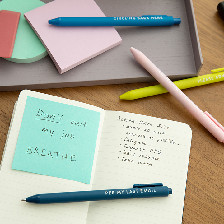Brittany Paige - Passive Aggressive Corporate Lingo Jotter Pen Set
