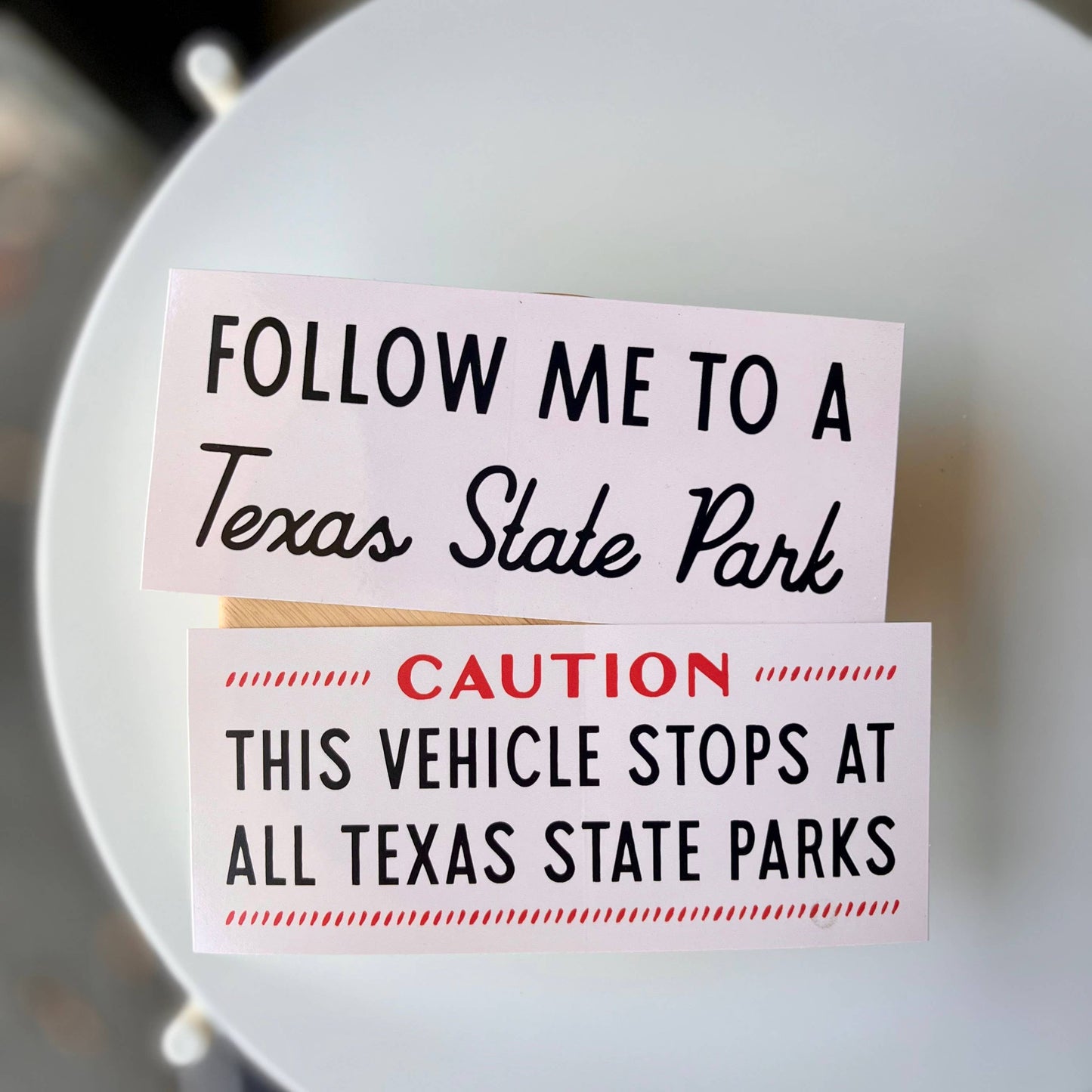 Morgan Lacey Hart - Texas State Park Bumper Stickers: Follow Me to a Texas State Park