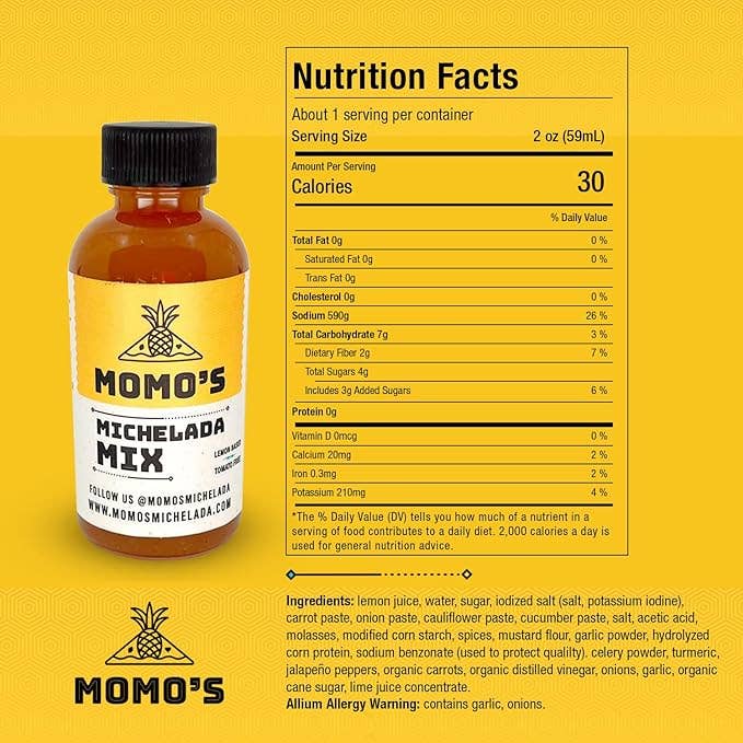 Momo's Michelada Mix - Momo's Michelada Mix -2 ounce - single servings - samples