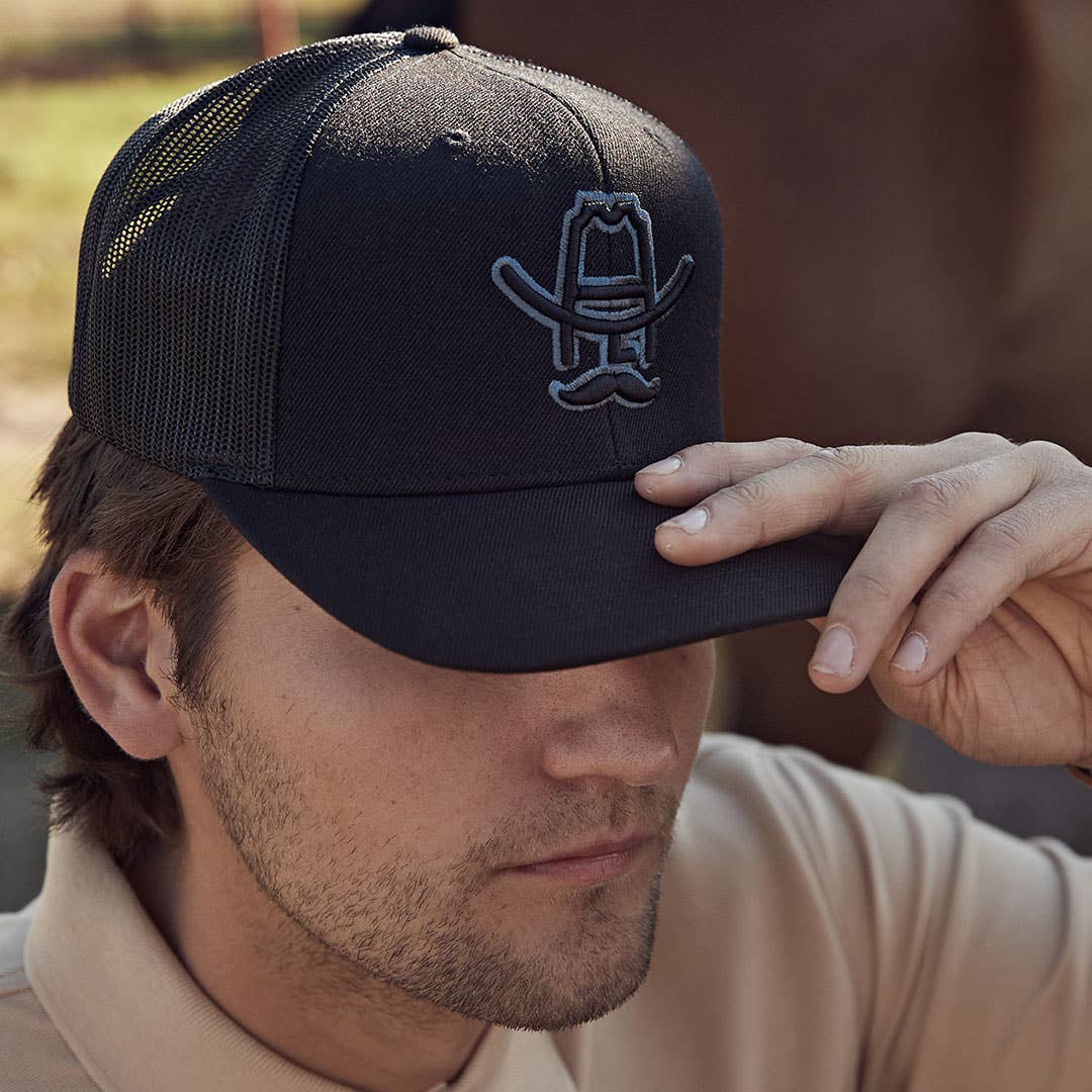 Cowboy Cool - The Blackout Trucker Hat