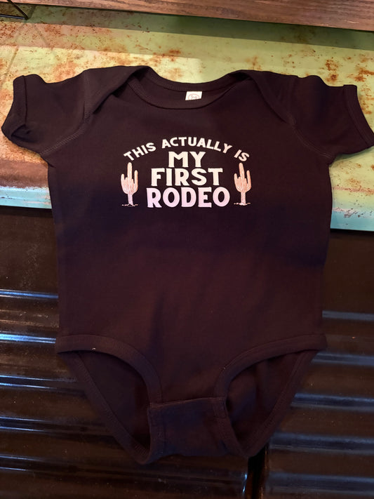 First Rodeo Onesie