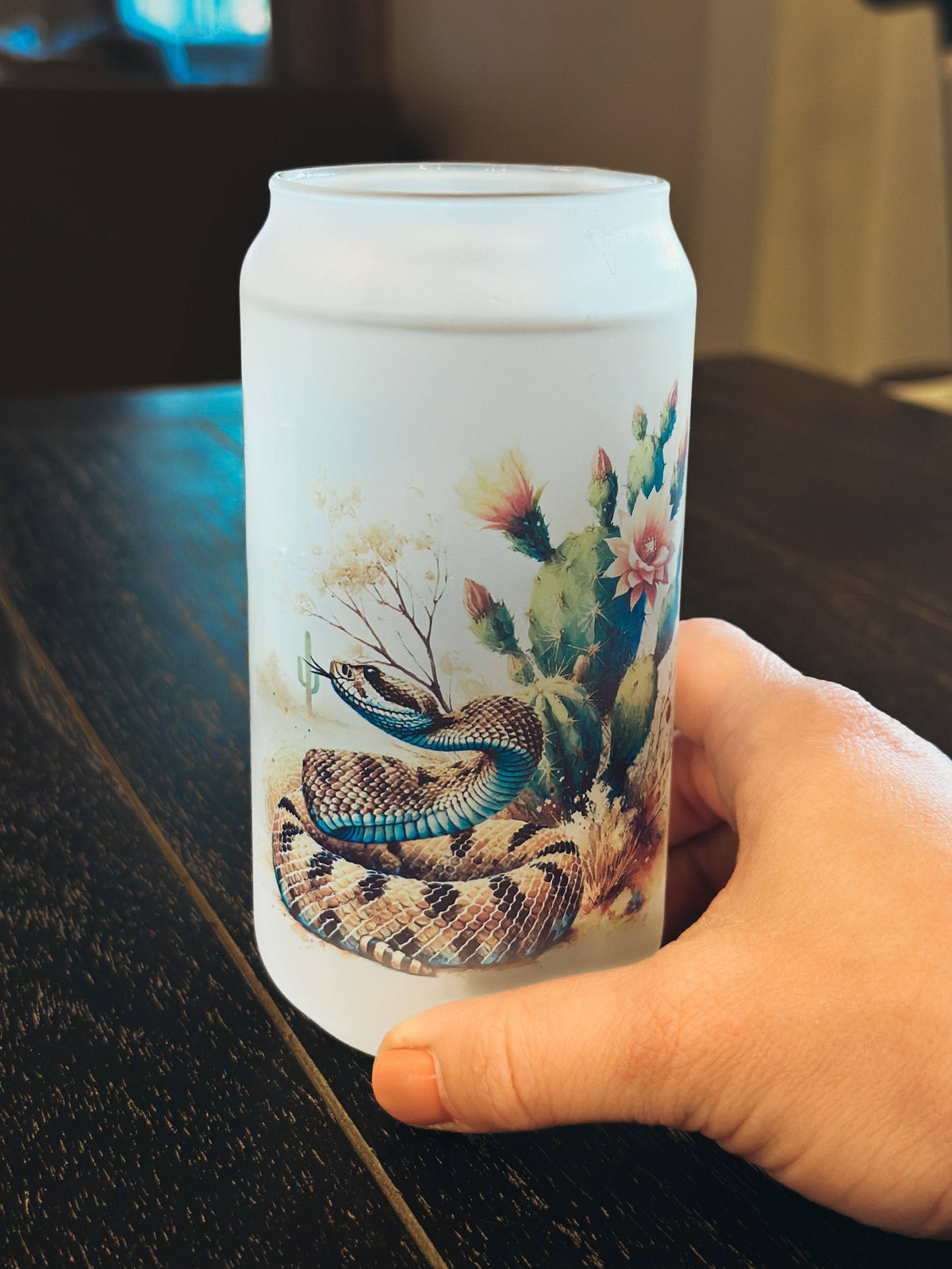 Wilde Nomad - RATTLESNAKE FROSTED CAN GLASS