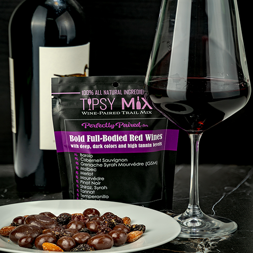 Tipsy Mix - Wine-Paired Trail Mix: Bold Full-Bodied Red Wines