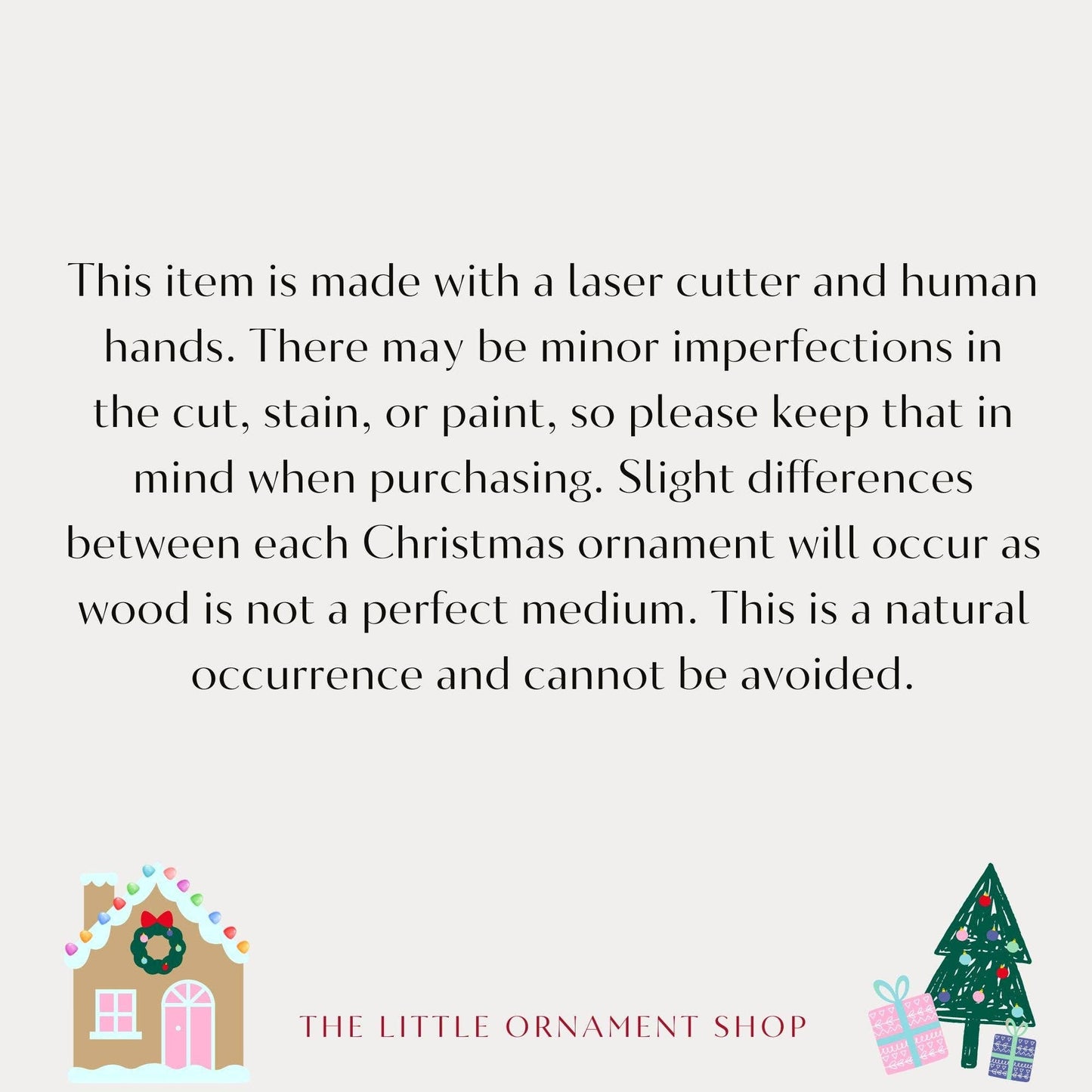 The Little Ornament Shop - Nativity Ornaments with Mary, Joseph, Jesus and North Star