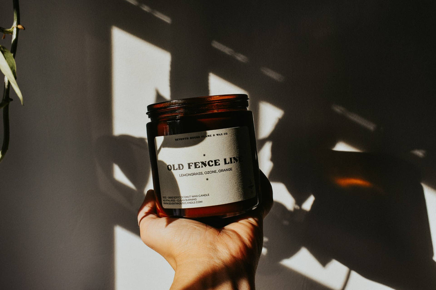 Seventh House Candle - OLD FENCE LINE - Lemongrass, Ozone & Orange Candle