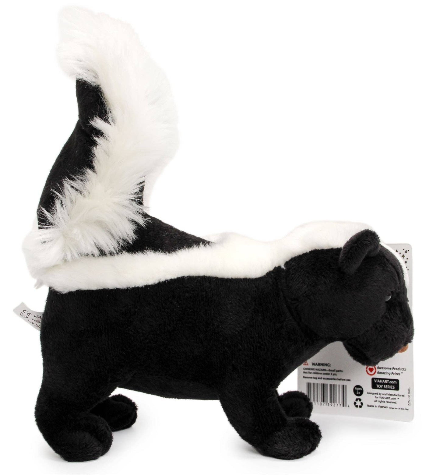 VIAHART Toy Co. - Seymour The Skunk | 9 Inch Stuffed Animal Plush