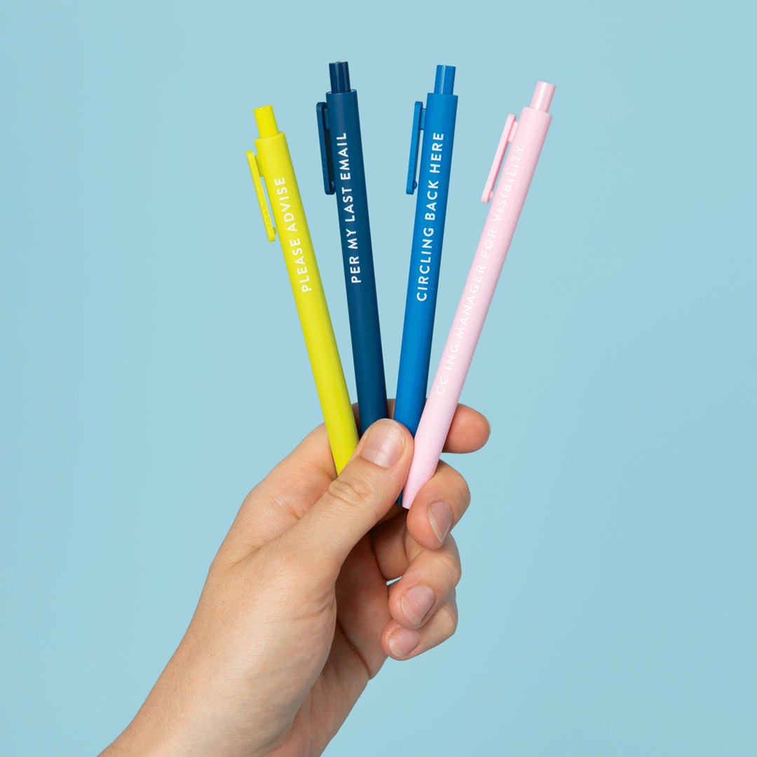Brittany Paige - Passive Aggressive Corporate Lingo Jotter Pen Set