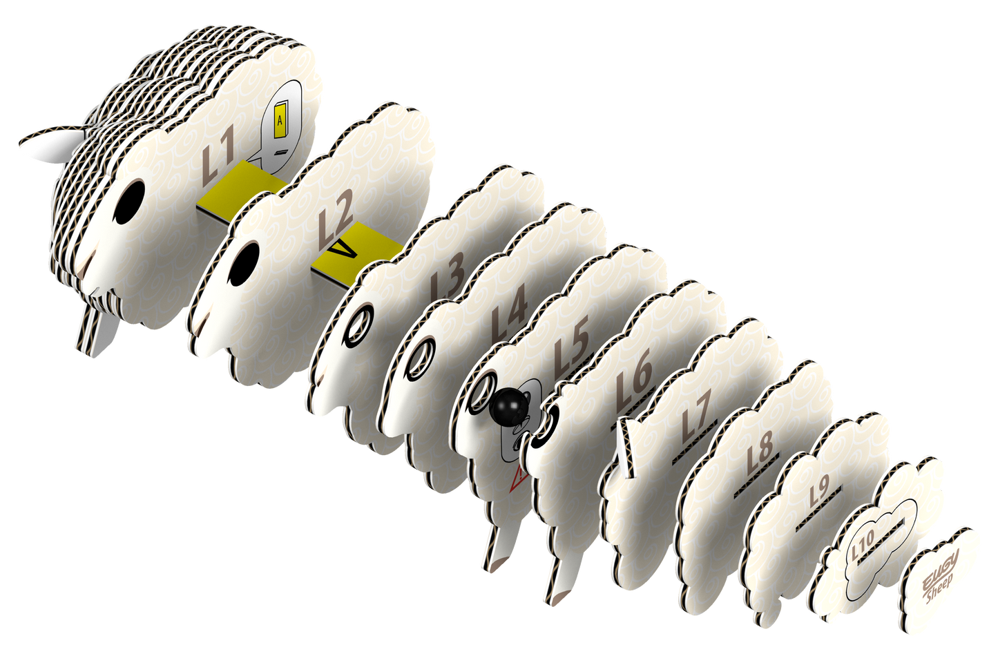 Safari Ltd. - EUGY Sheep 3D Puzzle