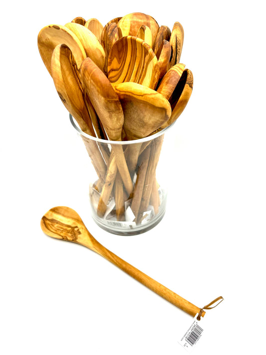 Wood cooking spoon
