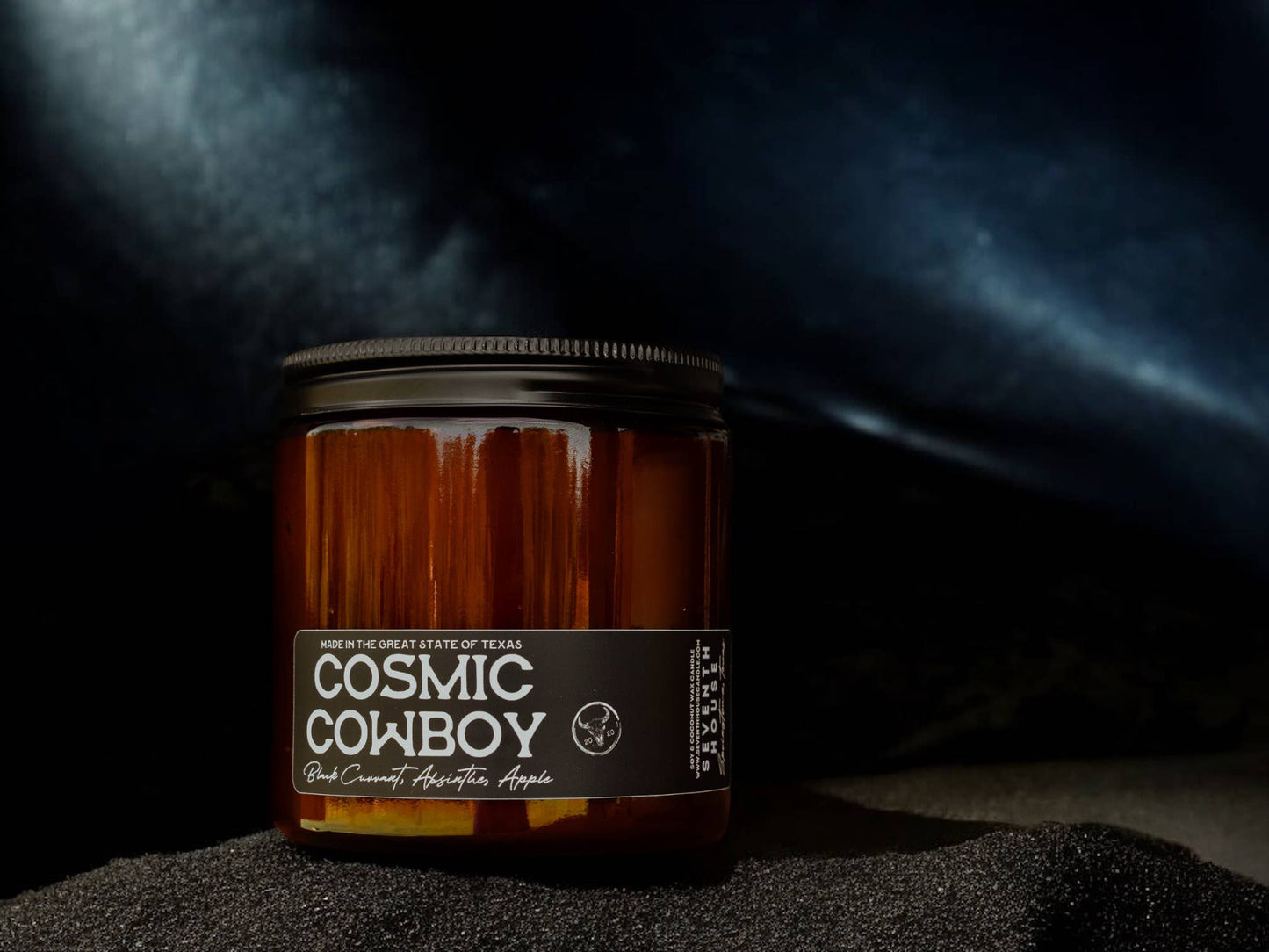Seventh House Candle - COSMIC COWBOY - Black Currant & Absinthe Candle