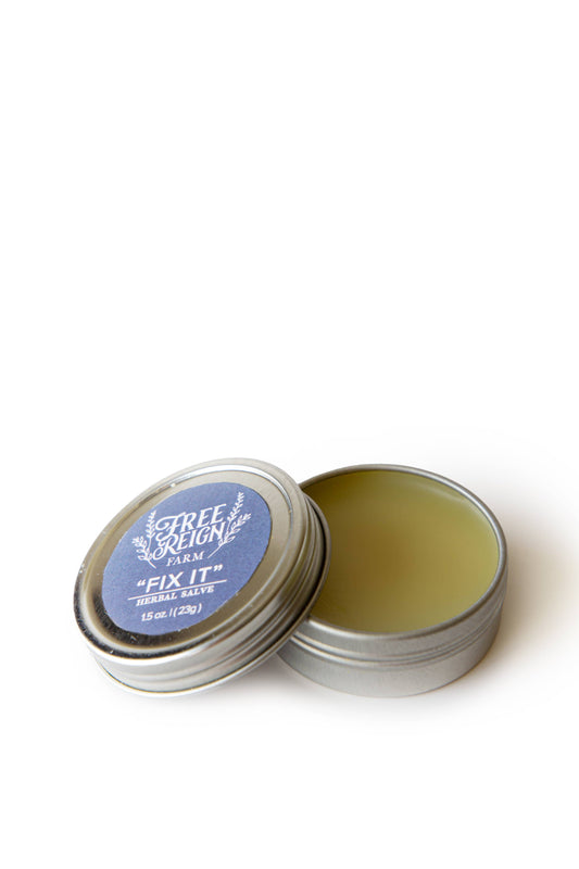 Free Reign Farm - Fix It Herbal Salve: 0.8 oz
