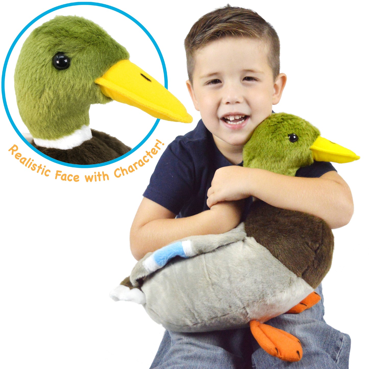 VIAHART Toy Co. - Dakota The Duck | 13 Inch Stuffed Animal Plush