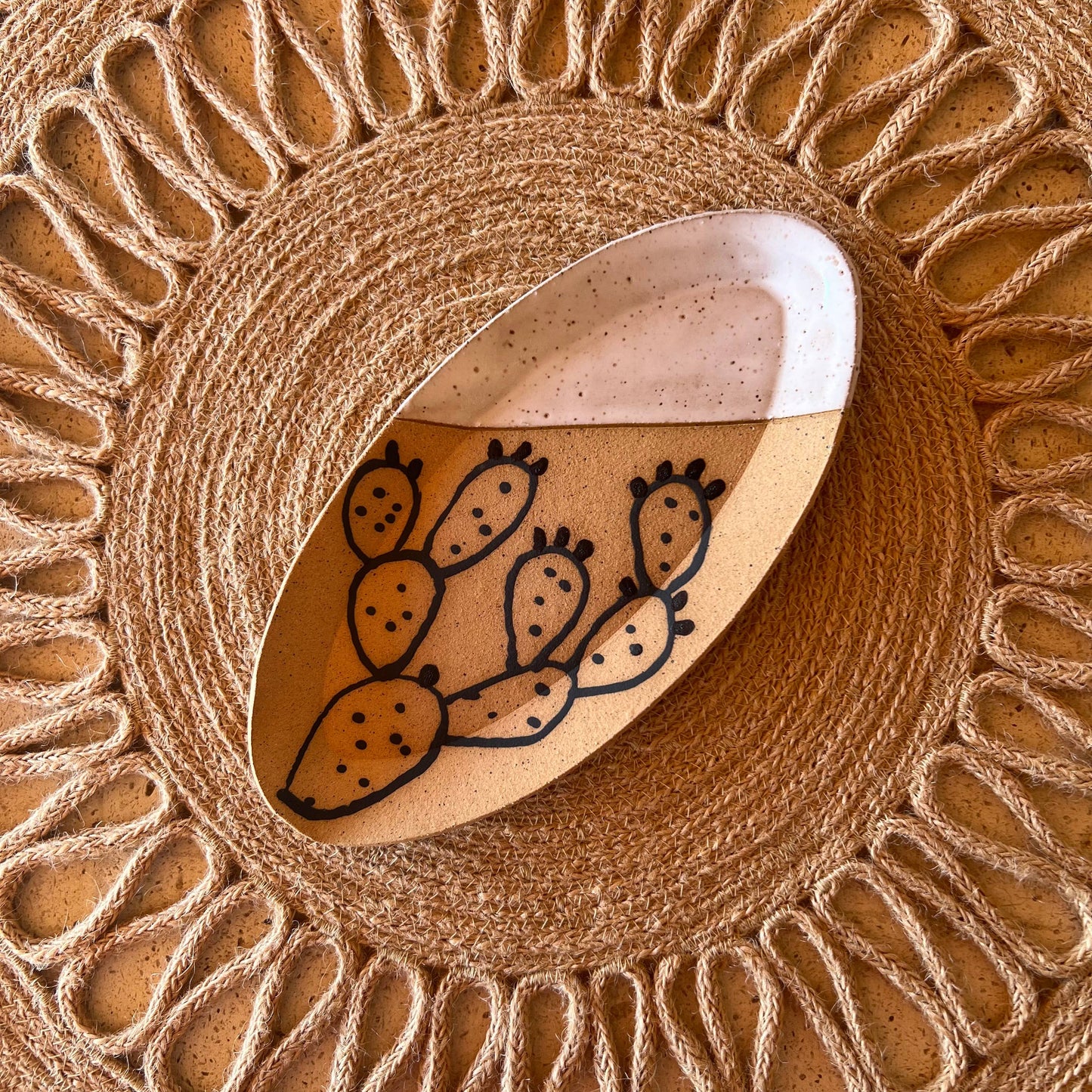 Tough Kitty Designs - Cacti Oval Trinket Dishes: Organ Pipe/Metallic