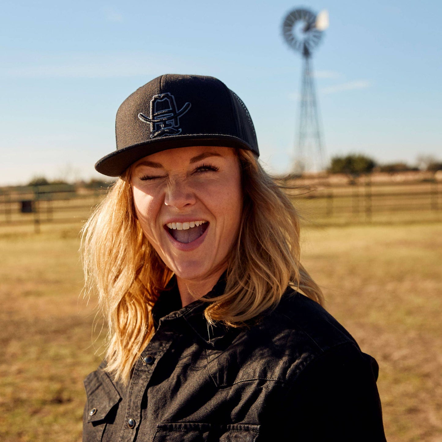 Cowboy Cool - The Blackout Trucker Hat