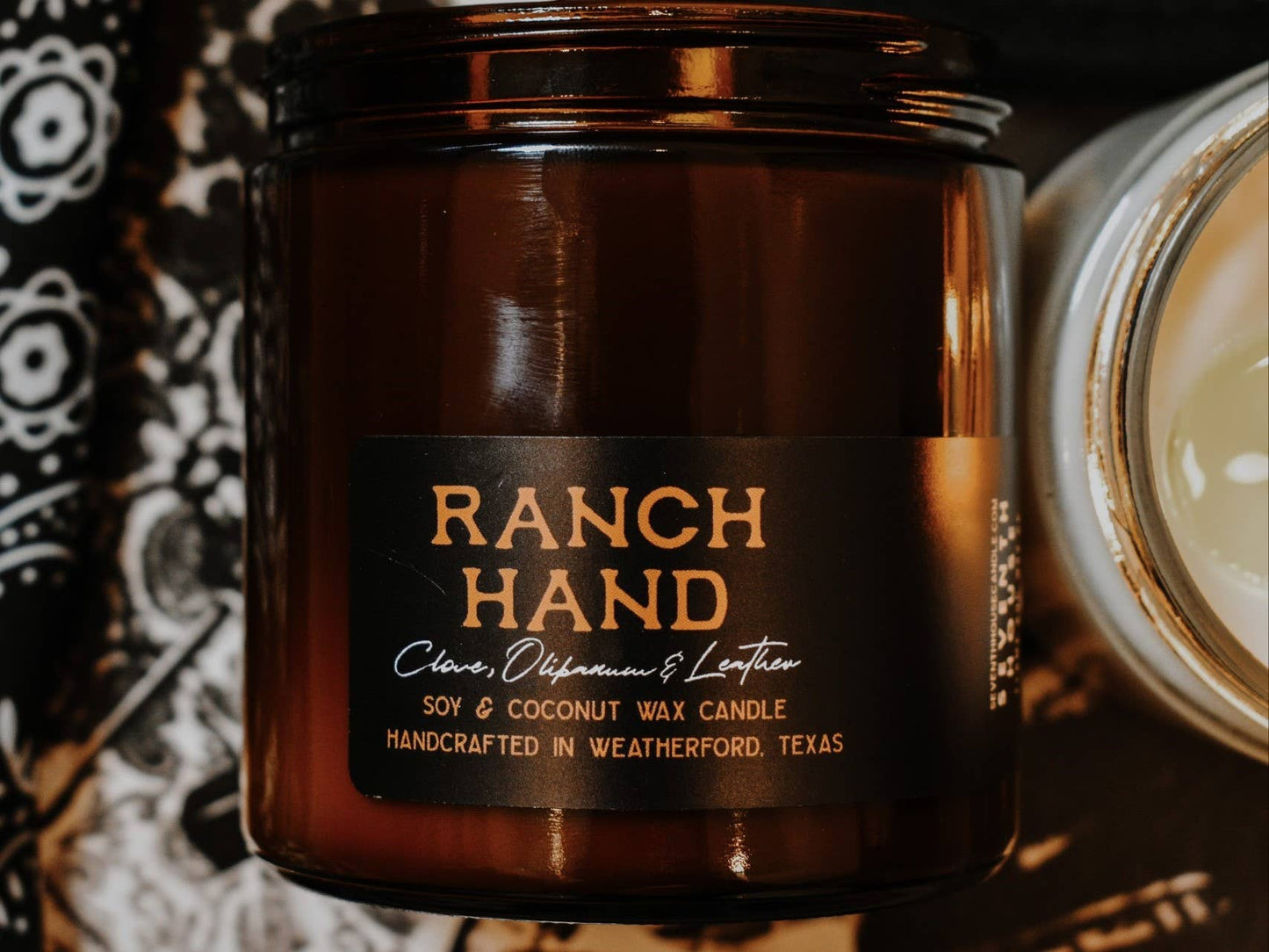 Seventh House Candle - RANCH HAND - Clove & Leather Candle