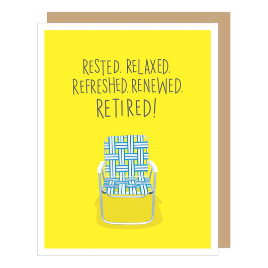 Apartment 2 Cards - Lawn Chair Retirement Card