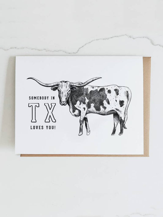 Maddon and Co - Somebody in TX Loves You Card