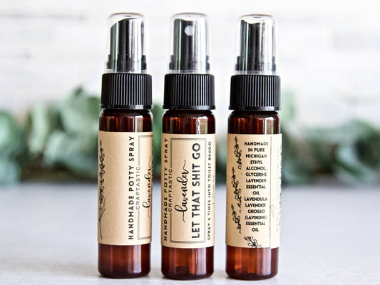 The Little Flower Soap Co - Toilet Spray - Let that Shit Go (Lavender)