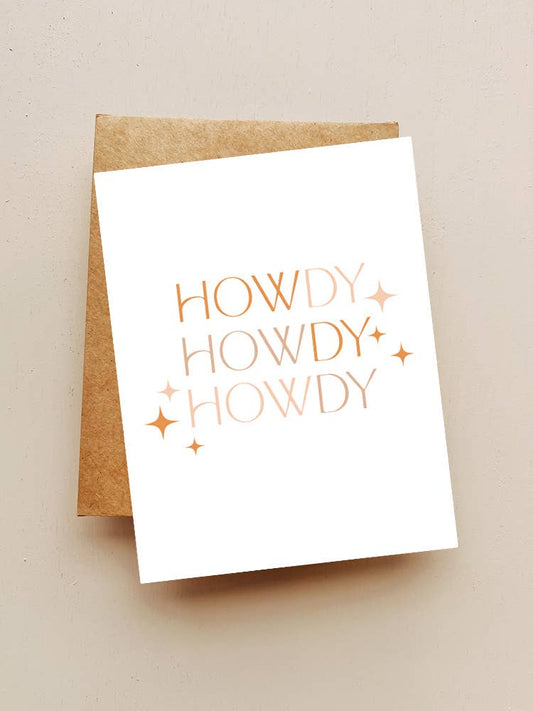Maddon and Co - Howdy Howdy Howdy Card