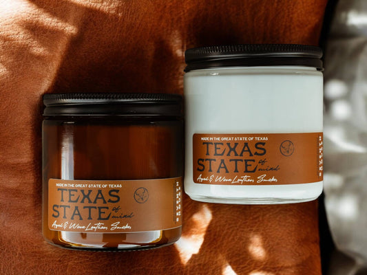 Seventh House Candle - TEXAS STATE OF MIND - Leather & Smoke Candle