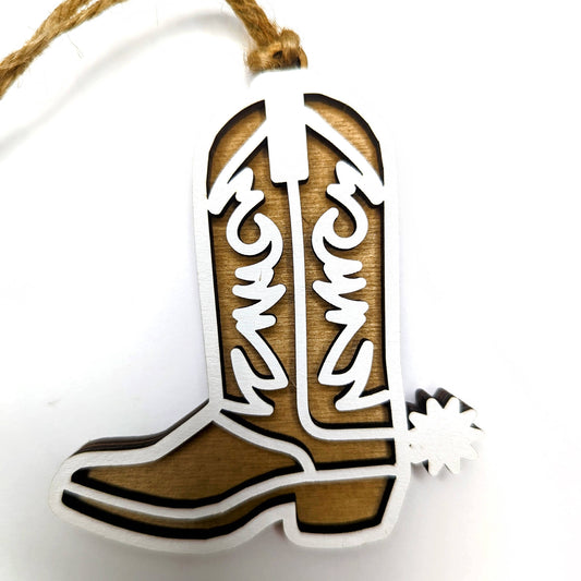 The Little Ornament Shop - Cowboy Boot Christmas Ornament