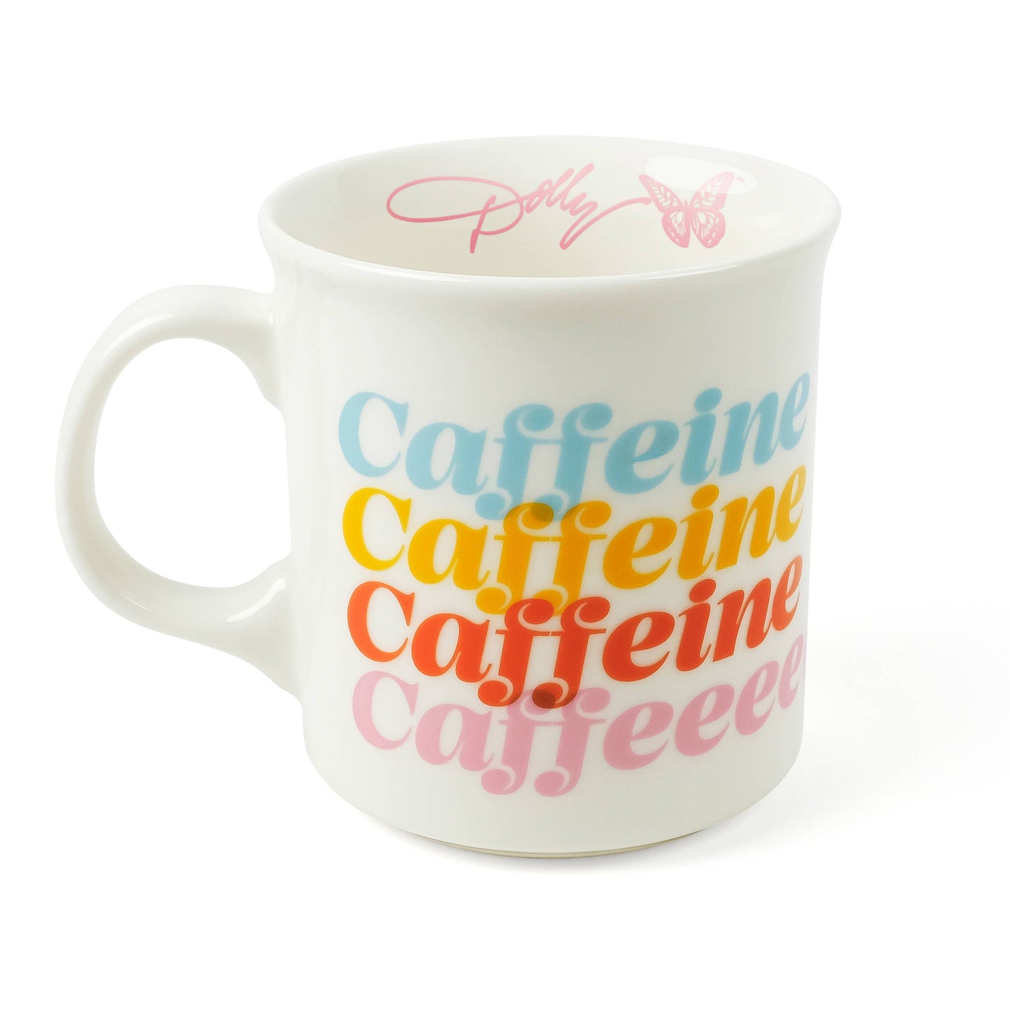 Fred & Friends - Dolly Parton Mug, CAFFEINE CAFFEINE, 16-Ounce Ceramic