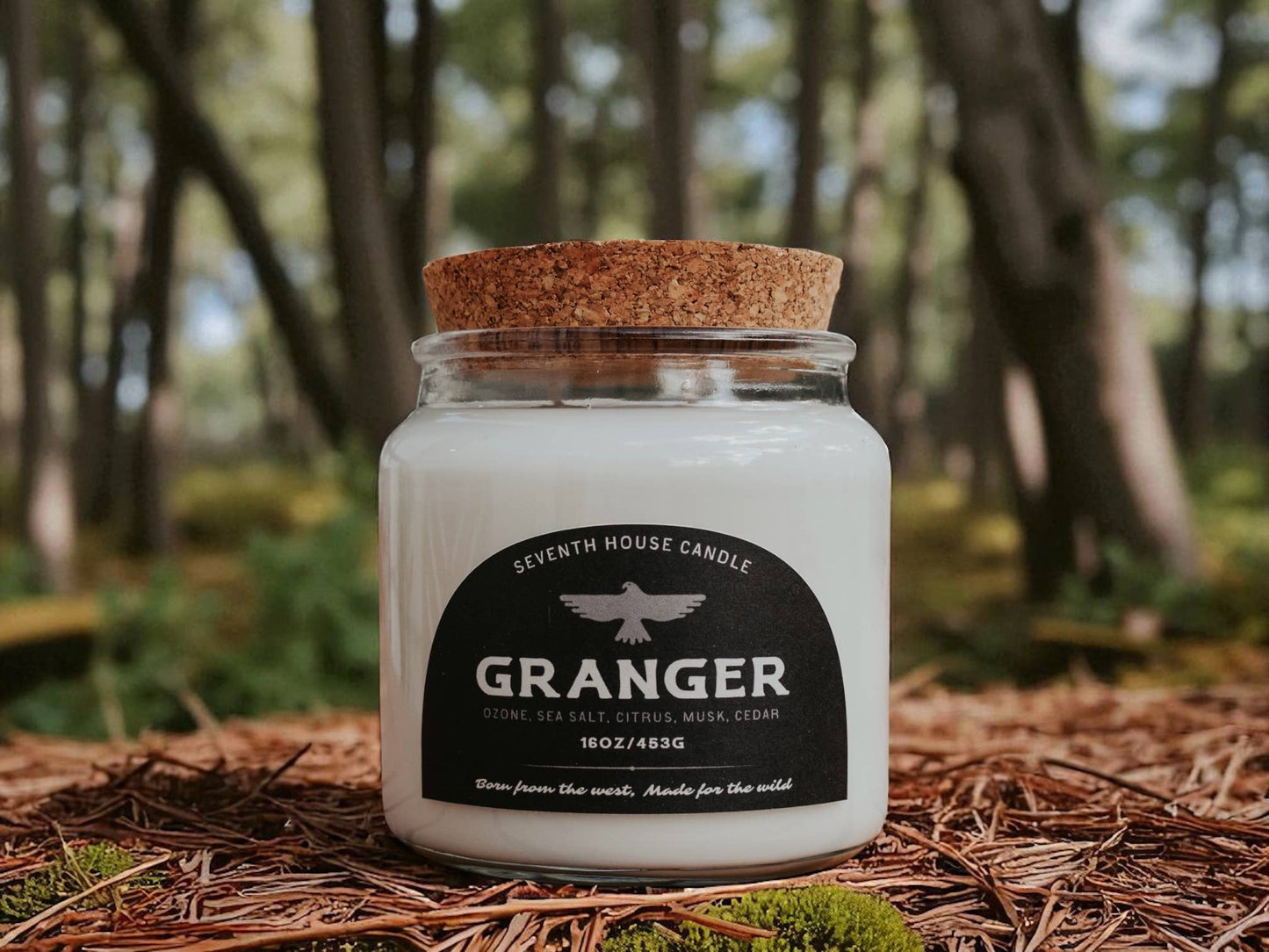 Seventh House Candle - GRANGER - Sea Salt, Citrus & Cedar Candle