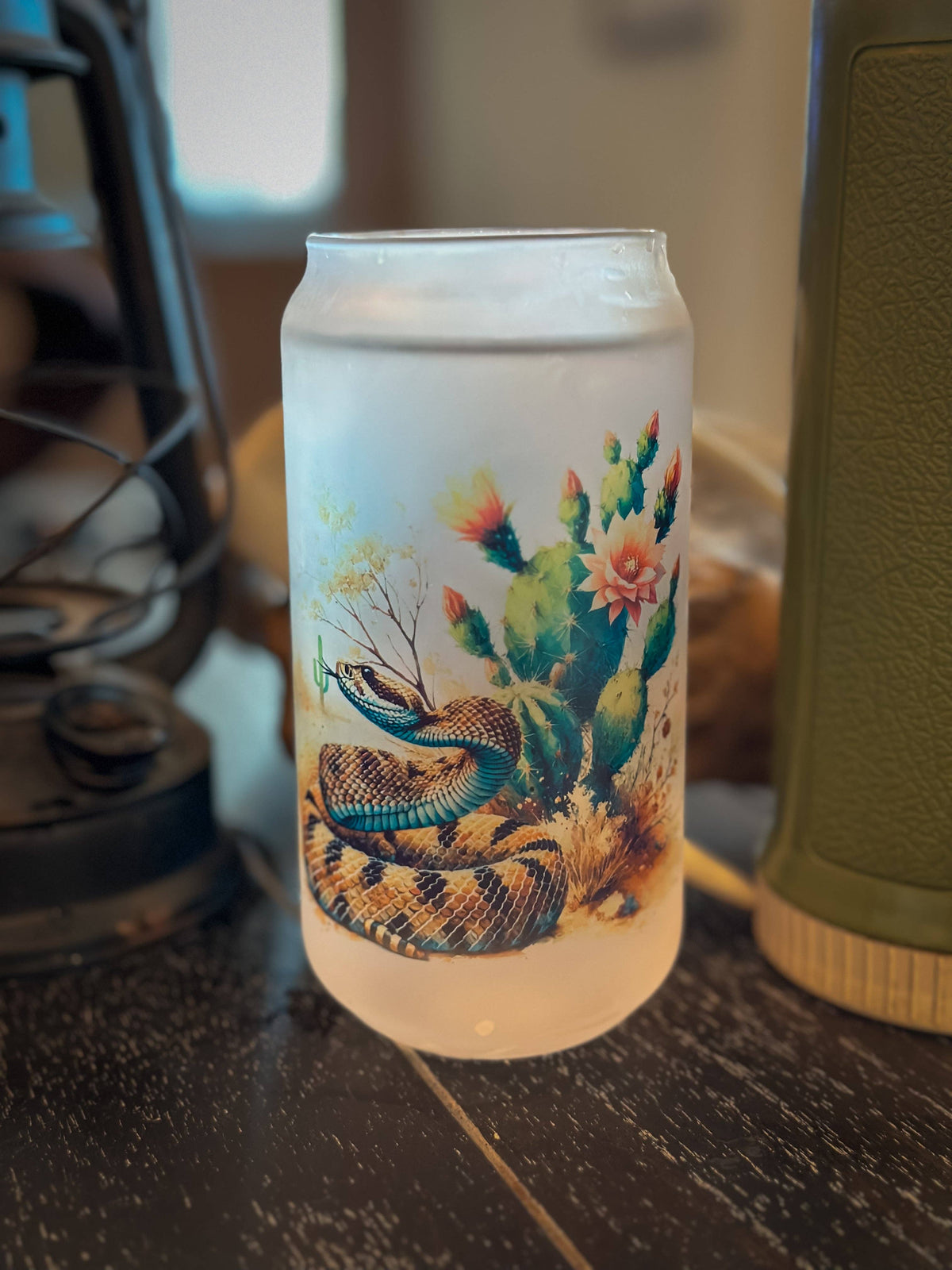Wilde Nomad - RATTLESNAKE FROSTED CAN GLASS