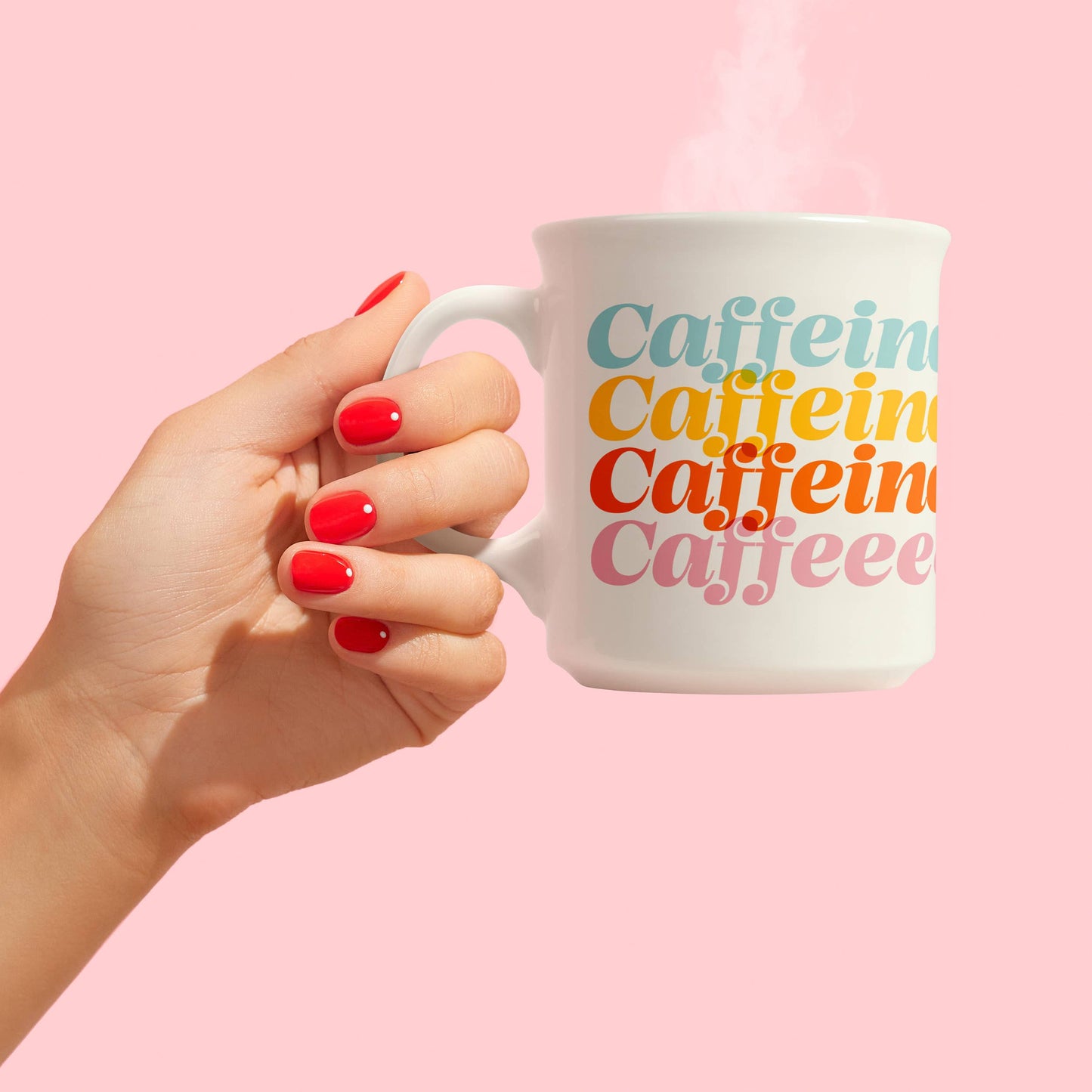 Fred & Friends - Dolly Parton Mug, CAFFEINE CAFFEINE, 16-Ounce Ceramic