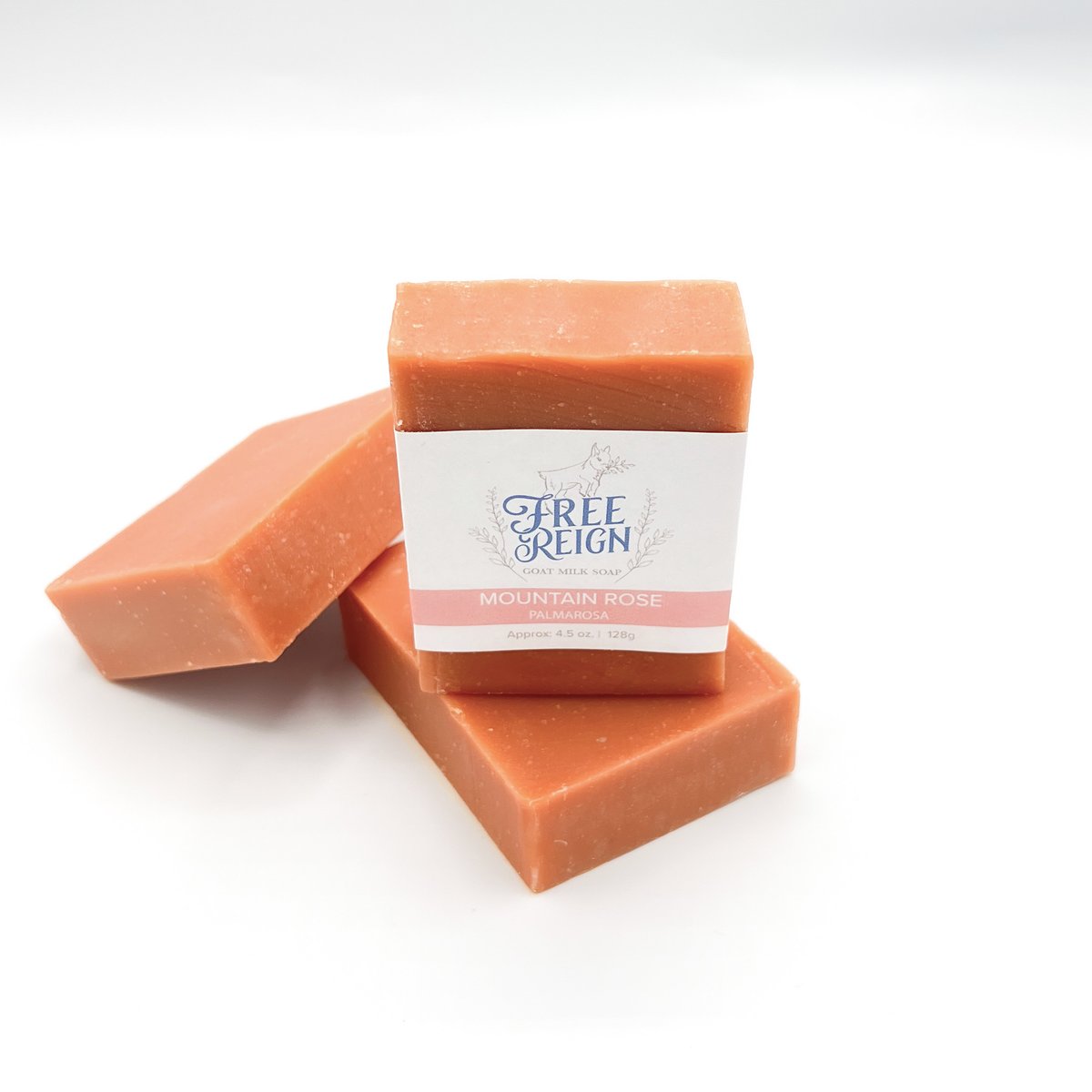 Free Reign Farm - All Natural Essential Oil Goat Milk Soaps (14 scents): Lavender & Lemongrass (Summer Romance)