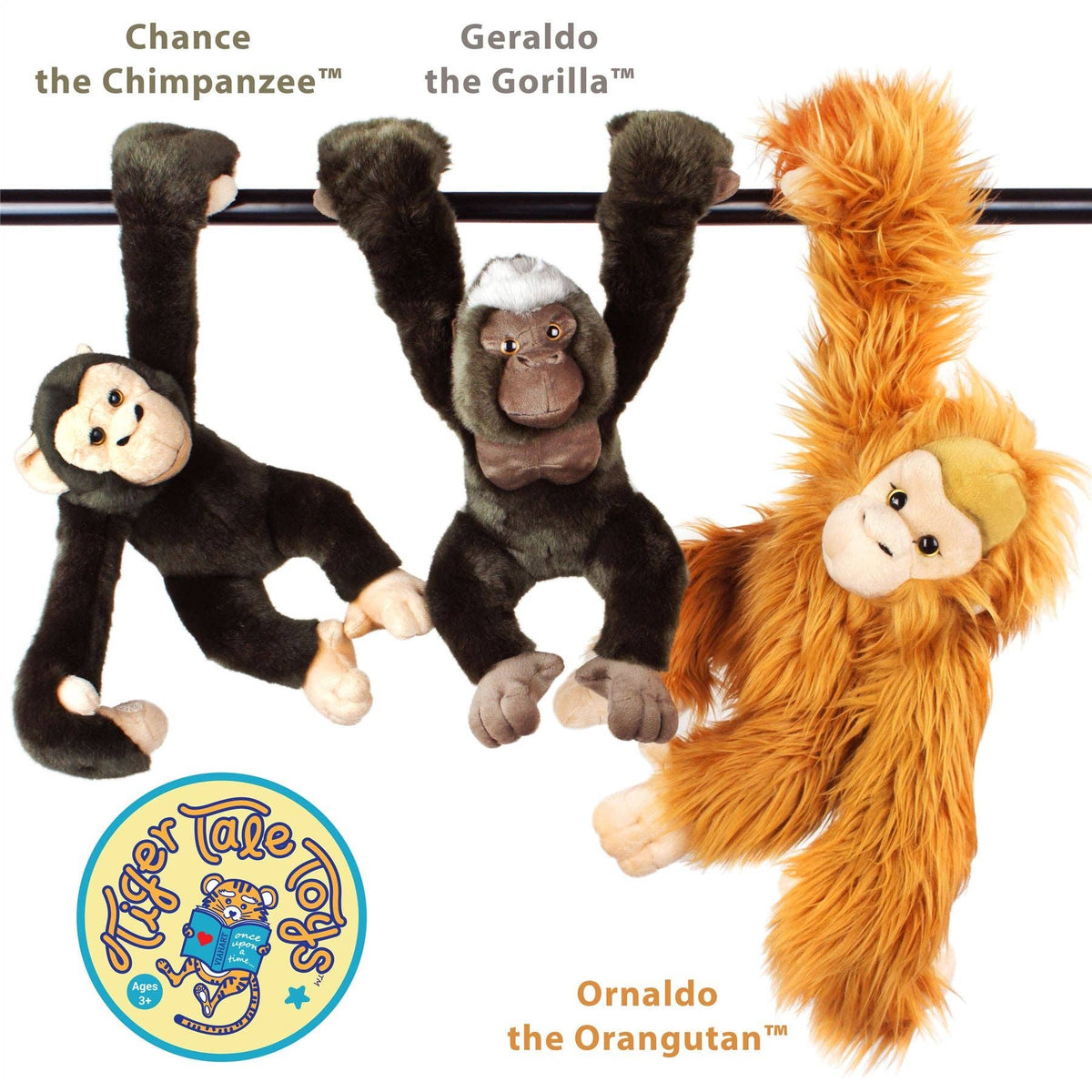 VIAHART Toy Co. - Geraldo The Gorilla | 15 Inch Stuffed Animal Plush | By TigerHart Toys