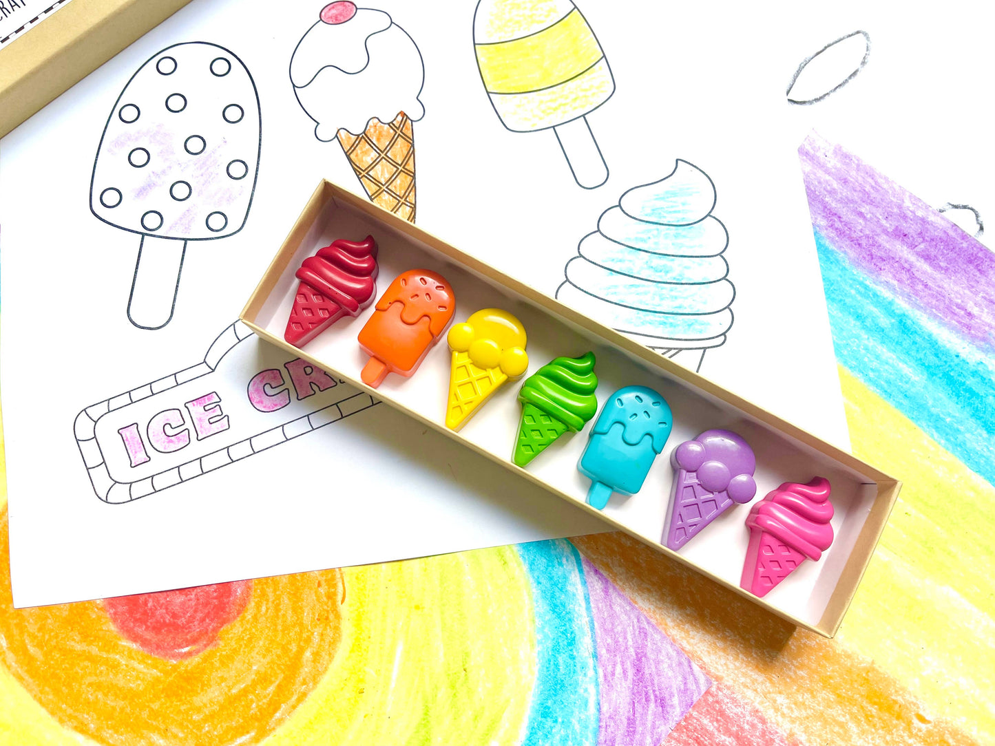 KagesKrayons - Ice Cream Crayons Gift Box